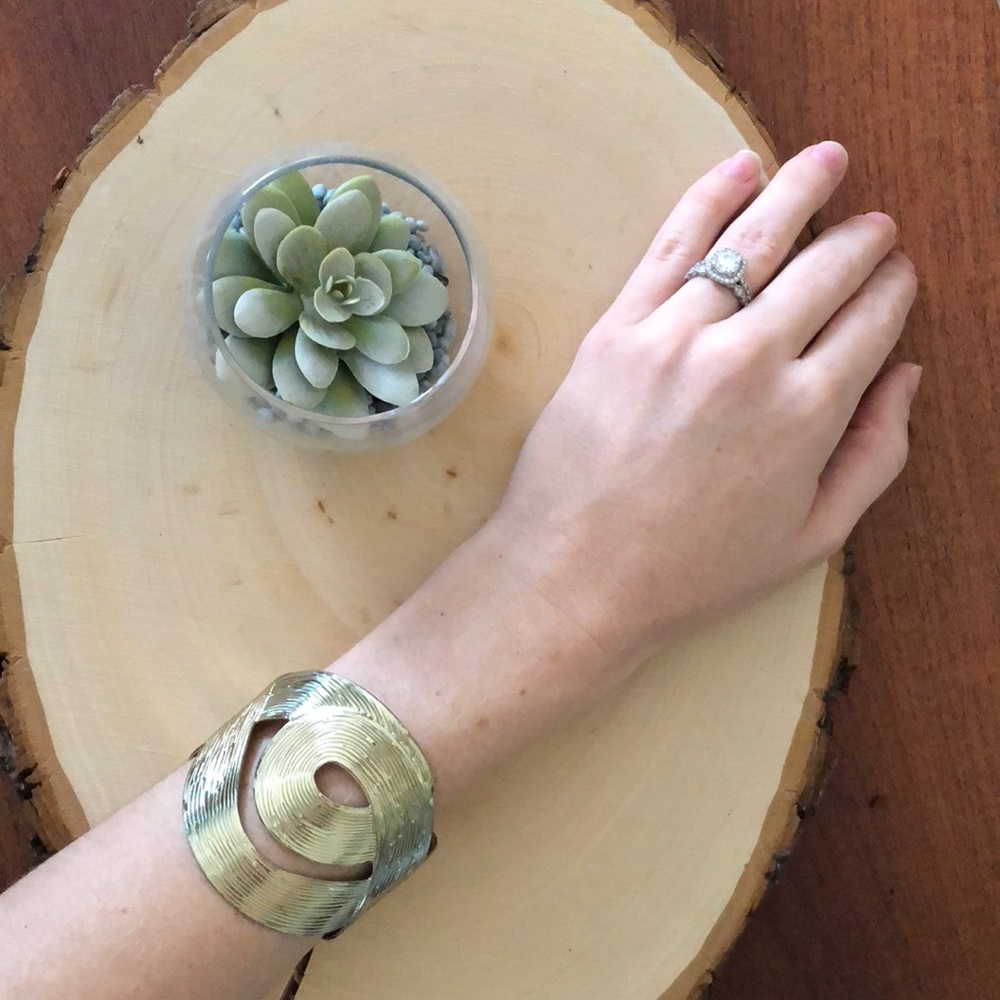 Gold Cuff Bracelet